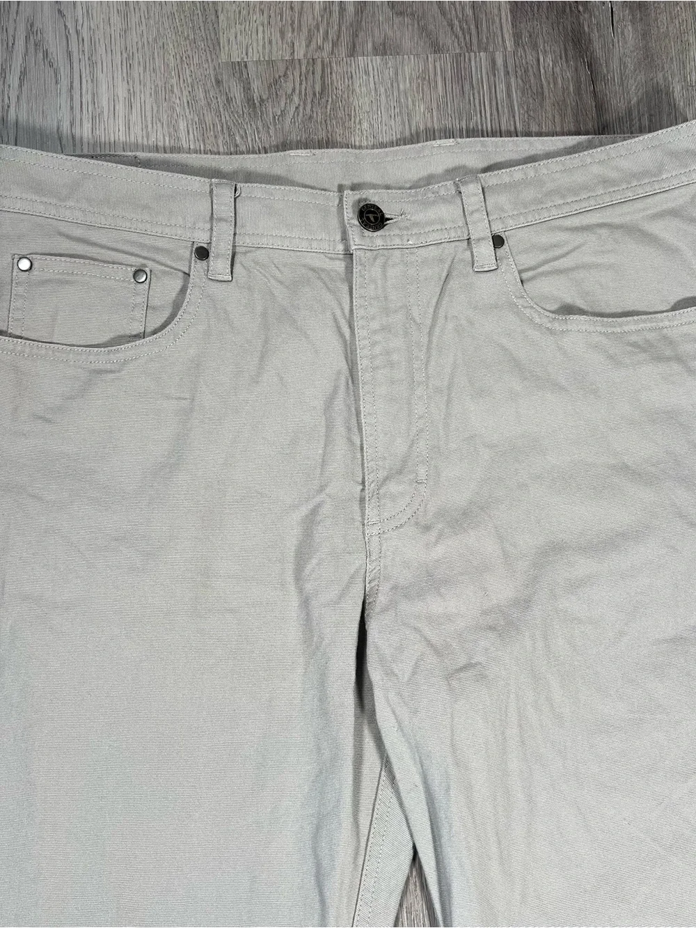 Genteal Comfort Flex 5 Pocket Golf Stretch Chino Khaki Tan Mens Pants Size 34x29